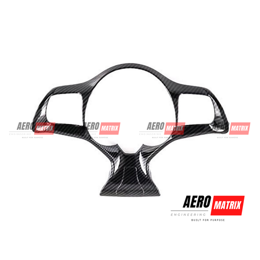BYD Dolphin 2022+ - Steering Wheel Trim (Carbon Fibre Gloss) Steering Wheel Trim – Carbon Fibre Gloss