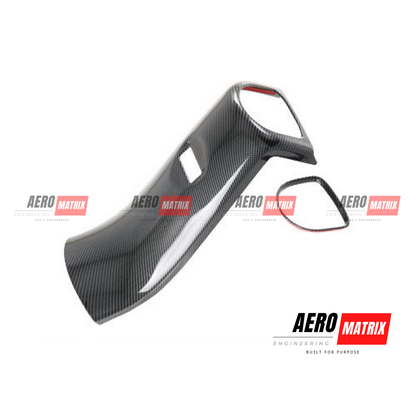 BYD Dolphin 2022+ - Centre Console Rear Trim (Carbon Fibre Gloss) Centre Console Rear Trim – Carbon Fibre Gloss