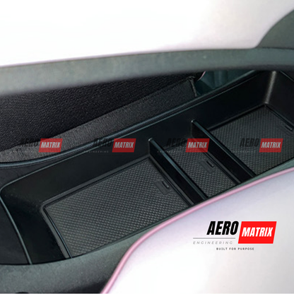 BYD Dolphin 2022+ - Centre Console Tray (Carbon Fibre Gloss)