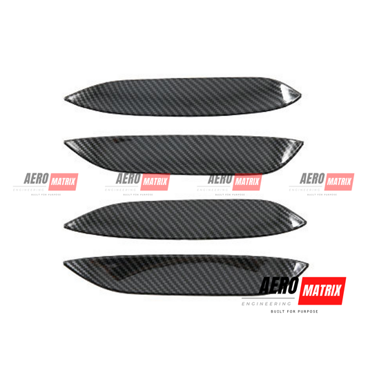 BYD Dolphin 2022+ - Door Handle Trim (Carbon Fibre Gloss) Door Handle Trim – Carbon Fibre Gloss