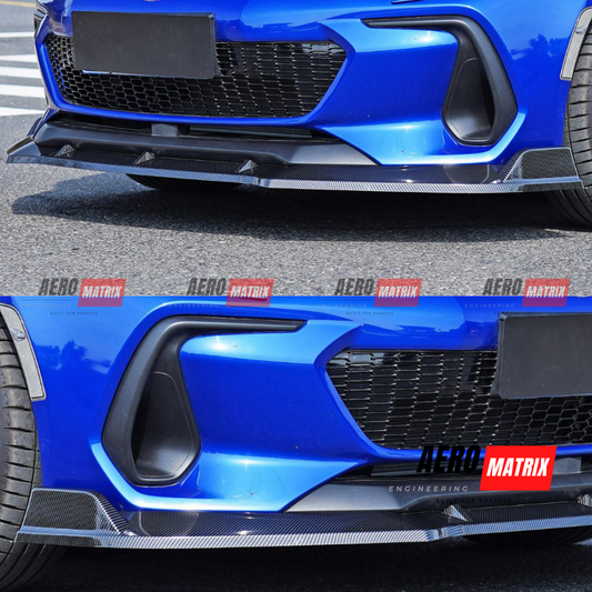 Toyota GR86 & Subaru BRZ 2022+ Front Lip (Carbon Fibre Gloss)