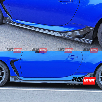 Toyota GR86 & Subaru BRZ 2022+ Side Skirting (Carbon Fibre)