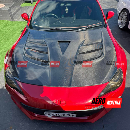 Toyota GT86 & Subaru BRZ 2012–2020 Varis Style Bonnet (Carbon Fibre)