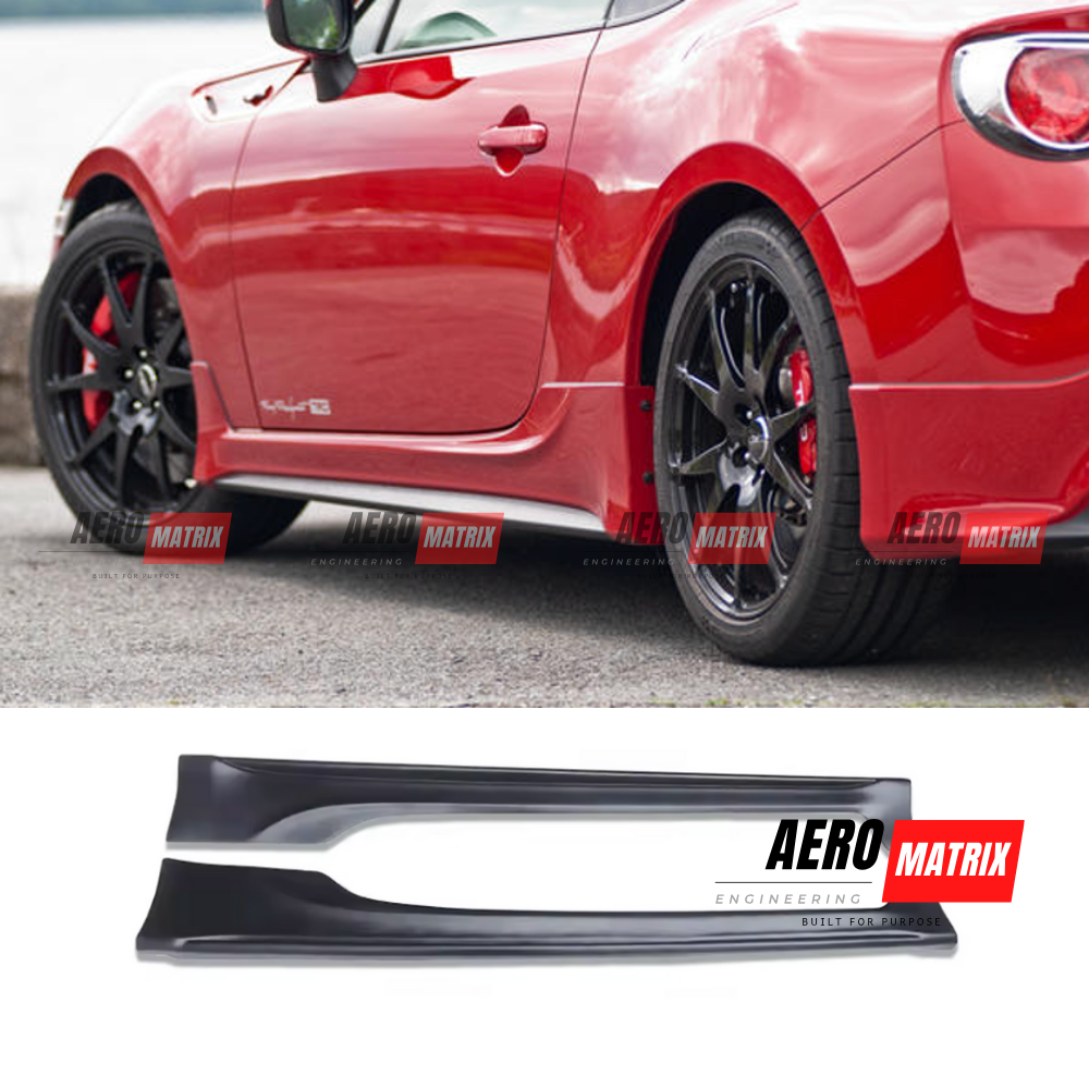 Toyota GT86 & Subaru BRZ 2012–2020 TRD Style Side Skirts Side Skirting (Fibre Glass) Side Skirting – Fibre Glass