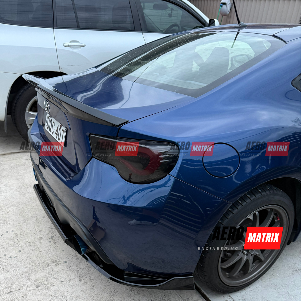 Toyota GT86 & Subaru BRZ 2012–2020 Rear Diffuser (Gloss Black)
