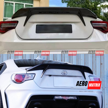 Toyota GT86 & Subaru BRZ 2012–2020 V3 Rocket Bunny Style Spoiler (Carbon Fibre)