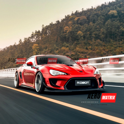 Toyota GT86 & Subaru BRZ 2012–2020 Robot Style Full Body Kit Body Kit (Unpainted Fibre Glass)