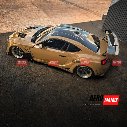 Toyota GT86 & Subaru BRZ 2012–2020 Varis Style Full Wide Body Kit Body Kit (Unpainted Fibre Glass)