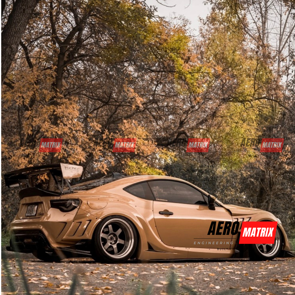 Toyota GT86 & Subaru BRZ 2012–2020 Varis Style Full Wide Body Kit Body Kit (Unpainted Fibre Glass)