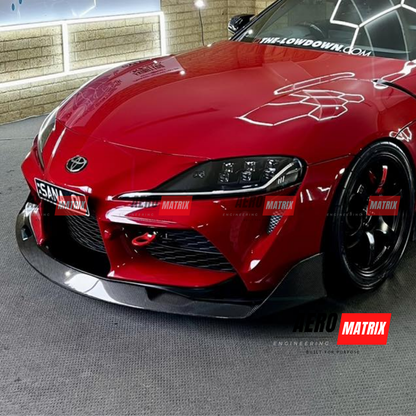 Toyota Supra A90 2019+ AimGain Style Front Lip (Carbon Fibre Gloss)