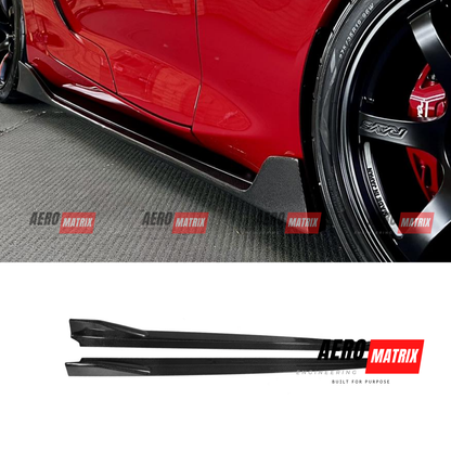 Toyota Supra A90 2019+ AimGain Style Side Skirting (Carbon Fibre Gloss) Side Skirting – Carbon Fibre Gloss