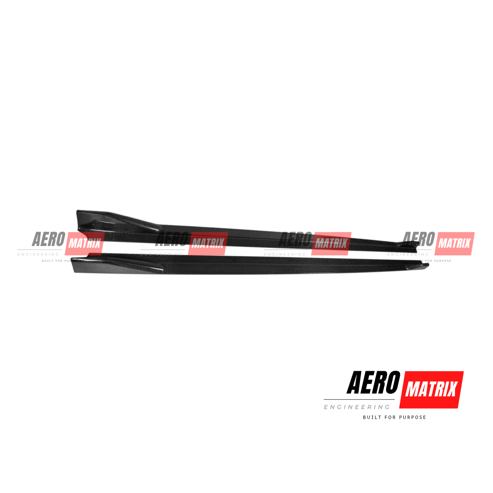 Toyota Supra A90 2019+ AimGain Style Side Skirting (Carbon Fibre Gloss)