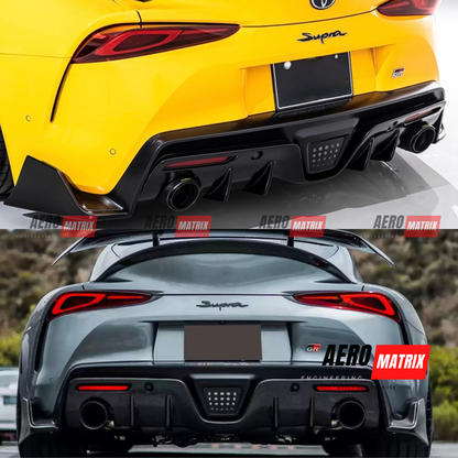 Toyota Supra A90 2019+ Rear Diffuser (Carbon Fibre Gloss)