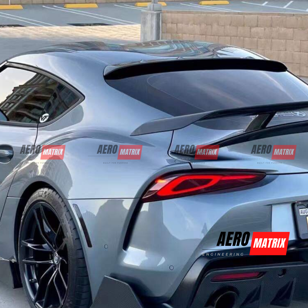Toyota Supra A90 2019+ AimGain Style Roof Spoiler Roof Spoiler (Gloss Black)
