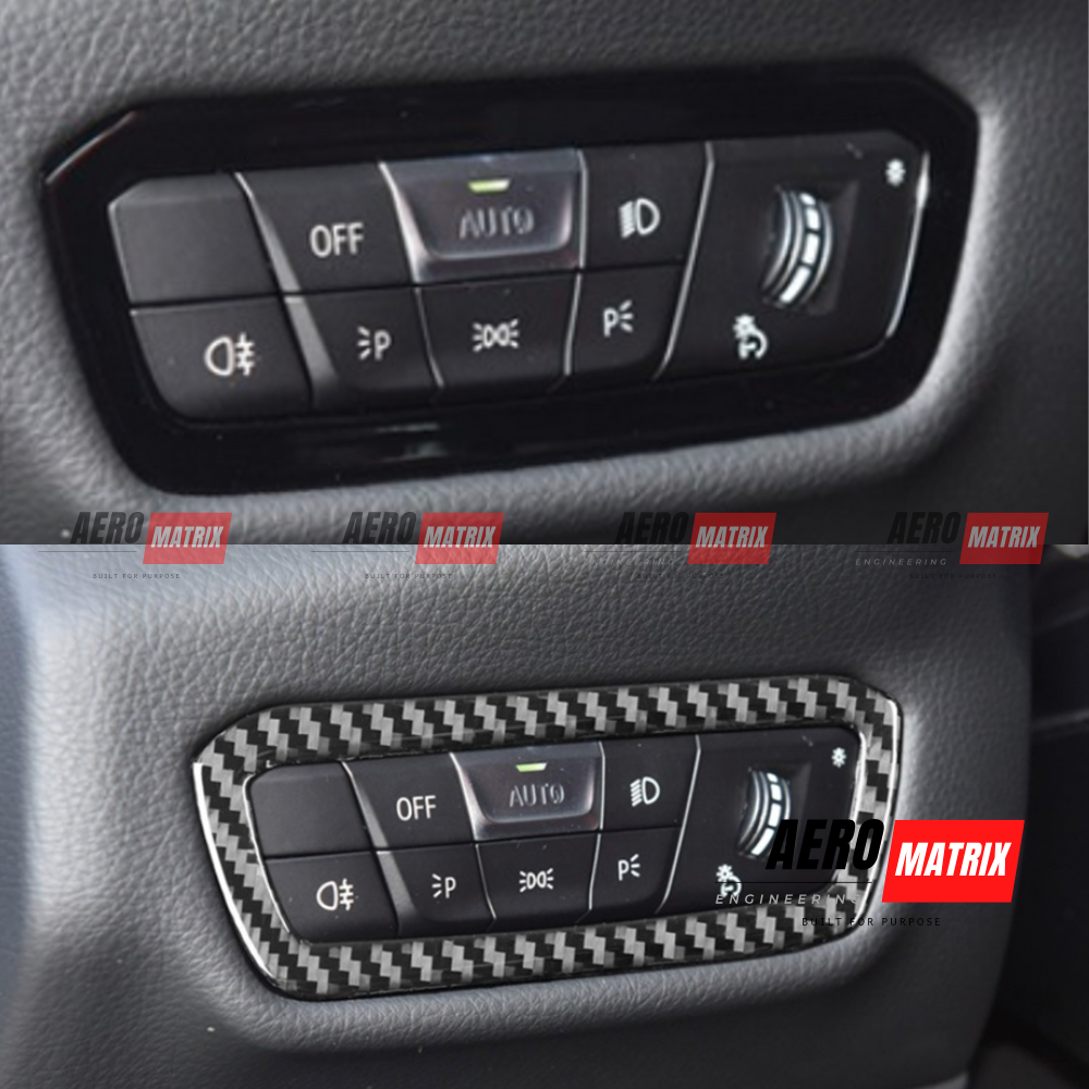 Toyota Supra A90 2019+ Inner Door Handle Trim (Carbon Fibre Gloss)