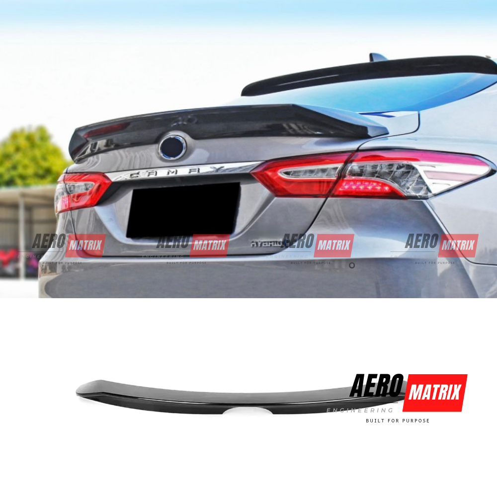 Toyota Camry 2018+ AME Spoiler – Gloss Black