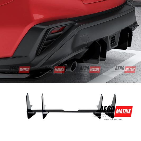 Subaru WRX VB 2022+ Rear Diffuser (Gloss Black)