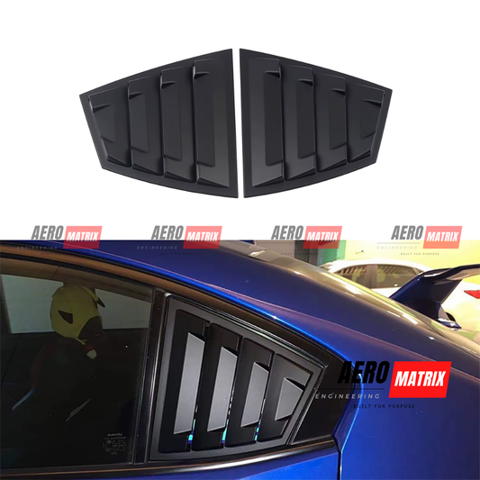 Subaru WRX VA 2014–2021 AME Duckbill Fog Scoop/Vent (Gloss Black) Fog Scoop/Vent – Gloss Black