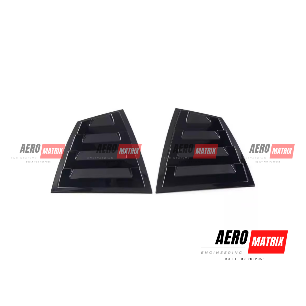 Subaru WRX VA 2014–2021 AME Duckbill Fog Scoop/Vent (Gloss Black)