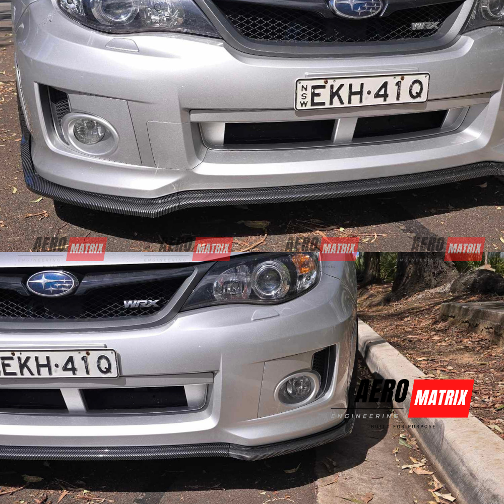 Subaru WRX G3 GVB/GRB 2007–2013 Front Lip (Carbon Fibre Gloss)