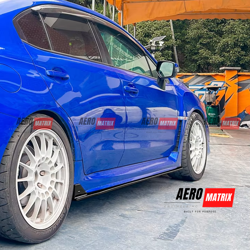 Subaru WRX VA 2014–2021 Side Skirting (Gloss Black)