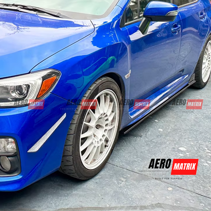 Subaru WRX VA 2014–2021 Side Skirting (Gloss Black)