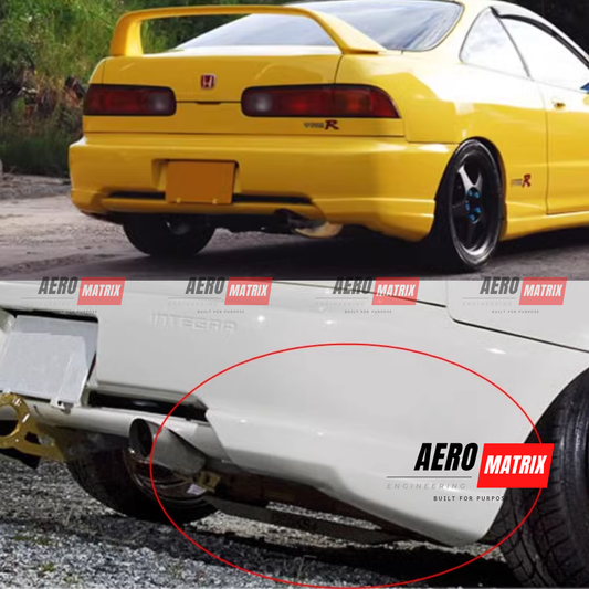 Honda Integra DC2 1996–2001 Rear Diffuser (Gloss Black) Rear Diffuser – Gloss Black