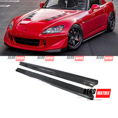 Honda S2000 1999–2009 DF Style Side Skirting (Carbon Fibre) Side Skirting – Carbon Fibre