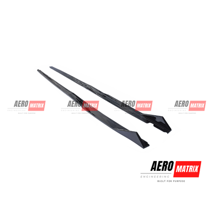 Honda Civic FL1 2022–2024 TTS Side Skirting – Gloss Black
