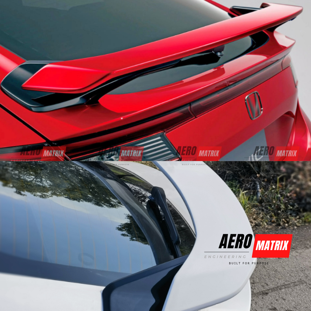 Honda Civic FL1 2022–2024 HPD Style Spoiler (Gloss Black)