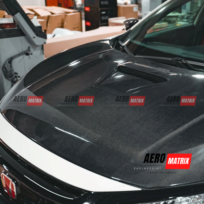Honda Civic FK8 & FK7 2017–2021 Type R OE Style Bonnet (Carbon Fibre)