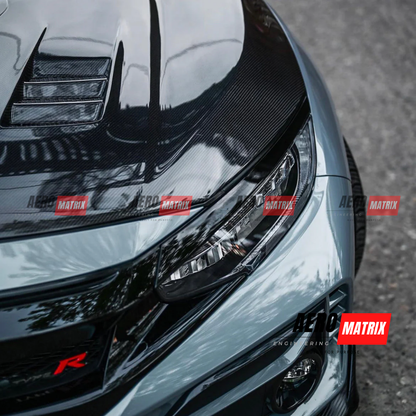 Honda Civic FK8 & FK7 2017–2021 MMA Bonnet (Carbon Fibre)