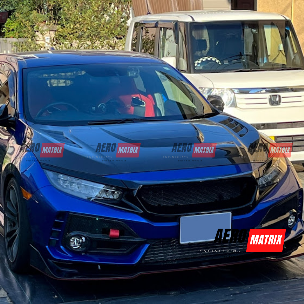 Honda Civic FK8 & FK7 2017–2021 VR Bonnet (Carbon Fibre)