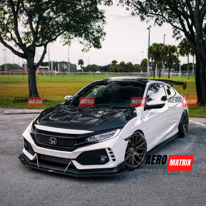 Honda Civic FK8 & FK7 2017–2021 RV Bonnet (Carbon Fibre)