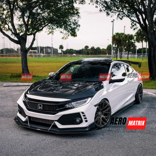 Honda Civic FK8 & FK7 2017–2021 RV Bonnet (Carbon Fibre)