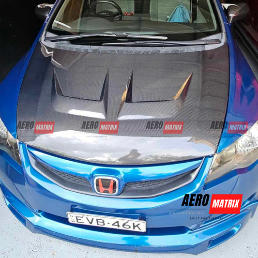 Honda Civic FD2/FD1 Type R 2006–2011 AME Bonnet (Carbon Fibre)