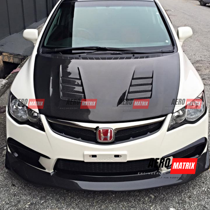 Honda Civic FD2/FD1 Type R 2006–2011 J's Racing Style Bonnet (Carbon Fibre)