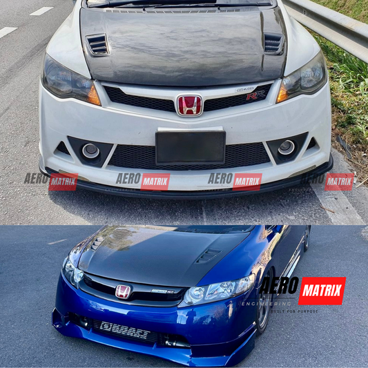 Honda Civic FD2/FD1 Type R 2006–2011 Mugen Style Bonnet (Carbon Fibre)