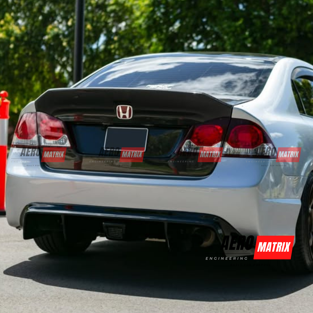 Honda Civic FD2/FD1 Type R 2006–2011 M&M Aero Ducktail Trunk (Carbon Fibre)