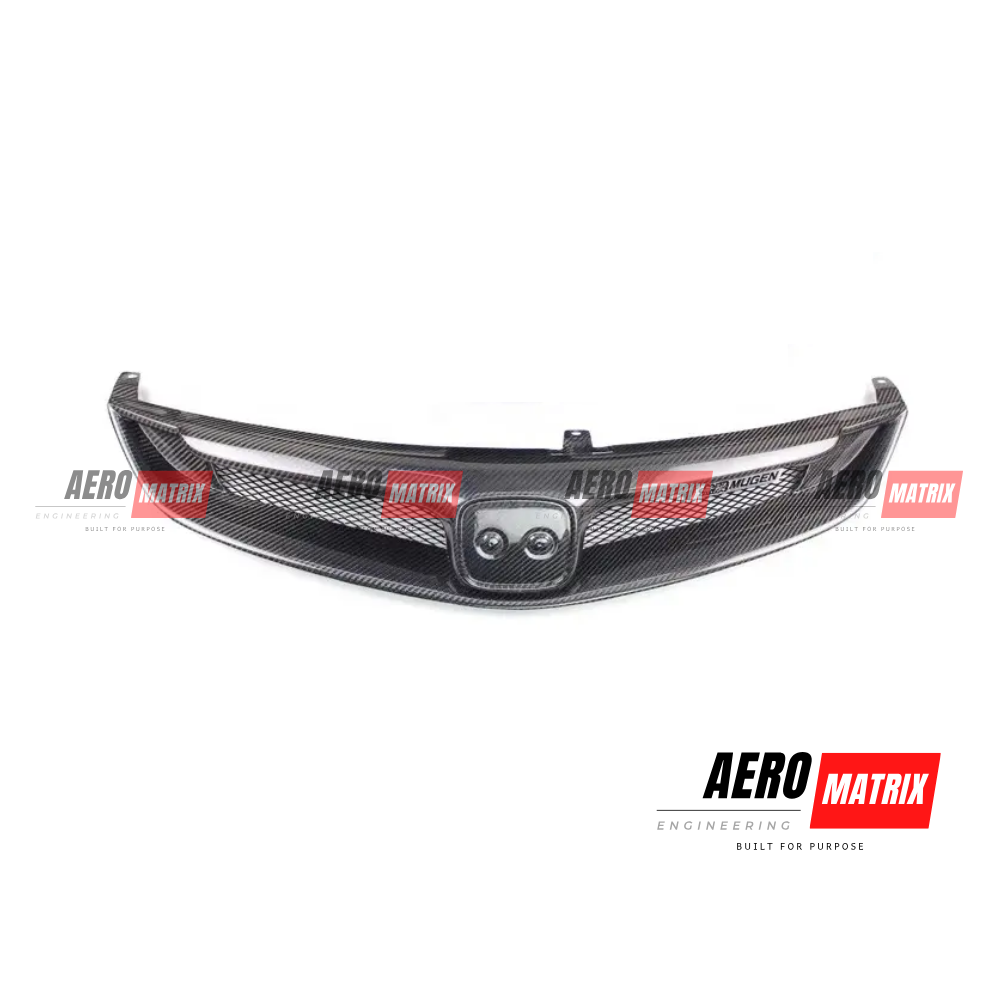 Honda Civic FD2/FD1 Type R 2006–2011 Mugen FD2 Style Grille – Carbon Fibre