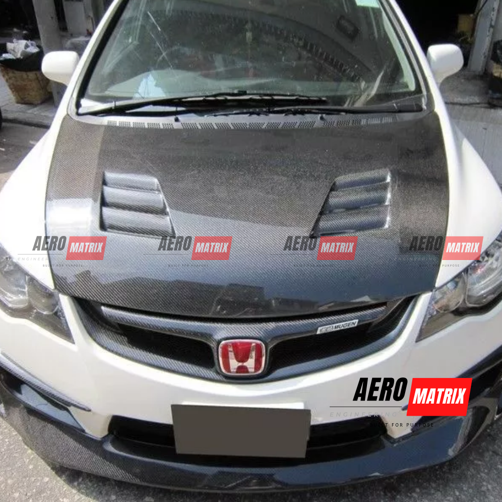 Honda Civic FD2/FD1 Type R 2006–2011 Mugen FD2 Style Grille (Carbon Fibre)