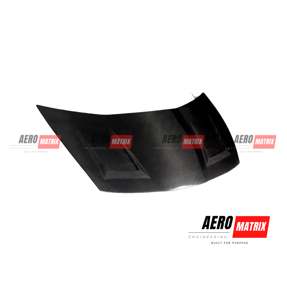 Honda Civic FN2 Type R 2007–2011 J's Racing Style Bonnet (Carbon Fibre)
