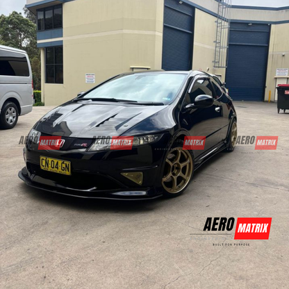 Honda Civic FN2 Type R 2007–2011 J's Racing Style Bonnet (Carbon Fibre)