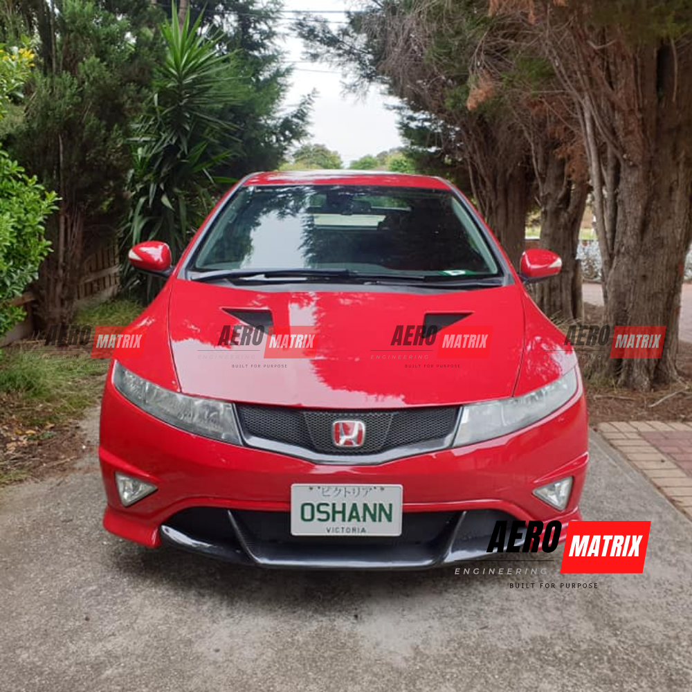Honda Civic FN2 Type R 2007–2011 Mugen Style Bonnet (Fibre Glass)