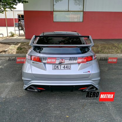 Honda Civic FN2 Type R 2007–2011 Mugen Style Spoiler (Carbon Fibre Gloss)