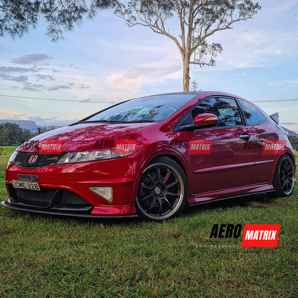 Honda Civic FN2 Type R 2007–2011 Seeker Style Spoiler (Gloss Black)