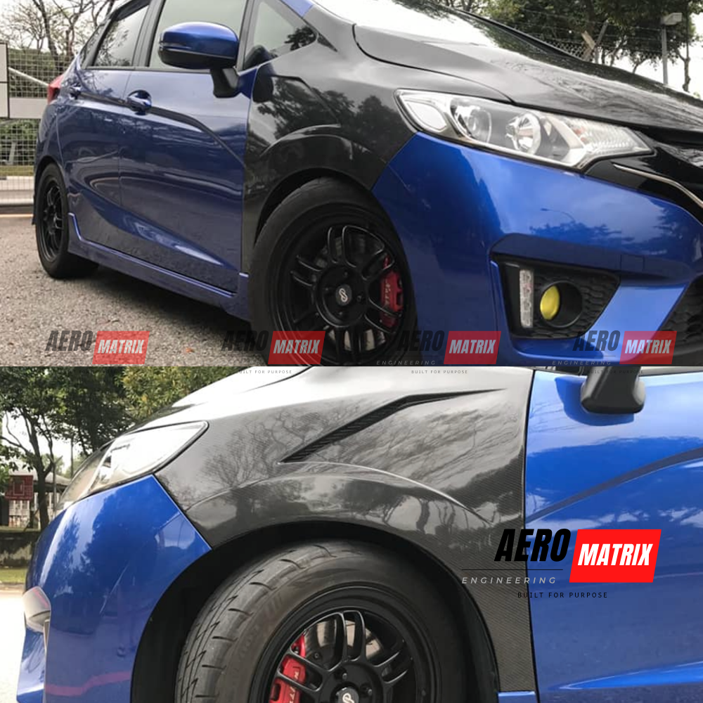 Honda Jazz GK5 2014–2020 J's Racing Style Fender (Carbon Fibre)