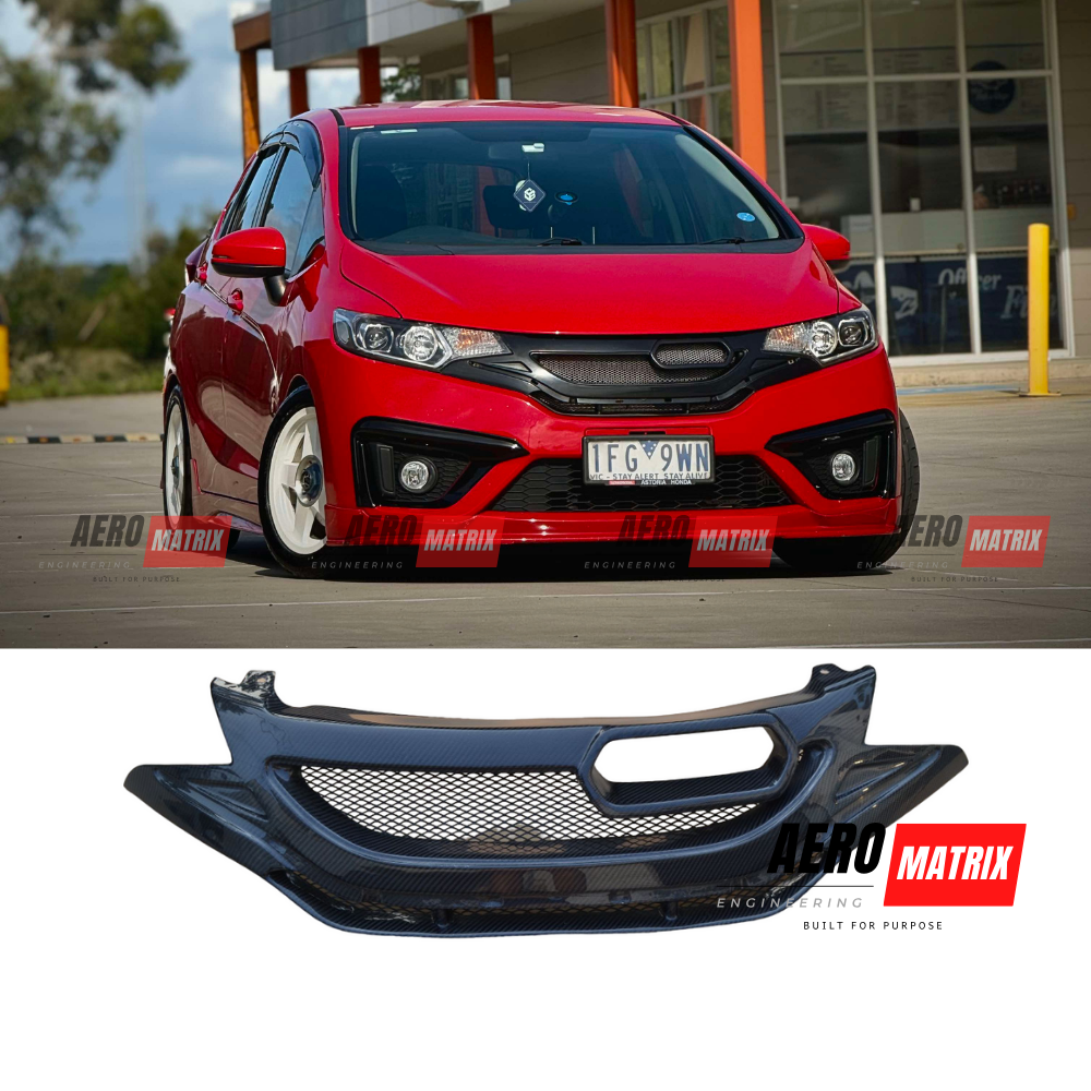 Honda Jazz GK5 2014–2020 J's Racing Style Grille – Carbon Fibre