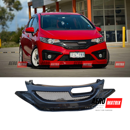 Honda Jazz GK5 2014–2020 J's Racing Style Grille – Carbon Fibre