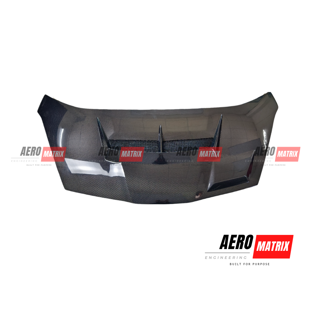 Honda Jazz GE 2008–2013 Mugen Style Bonnet – Carbon Fibre